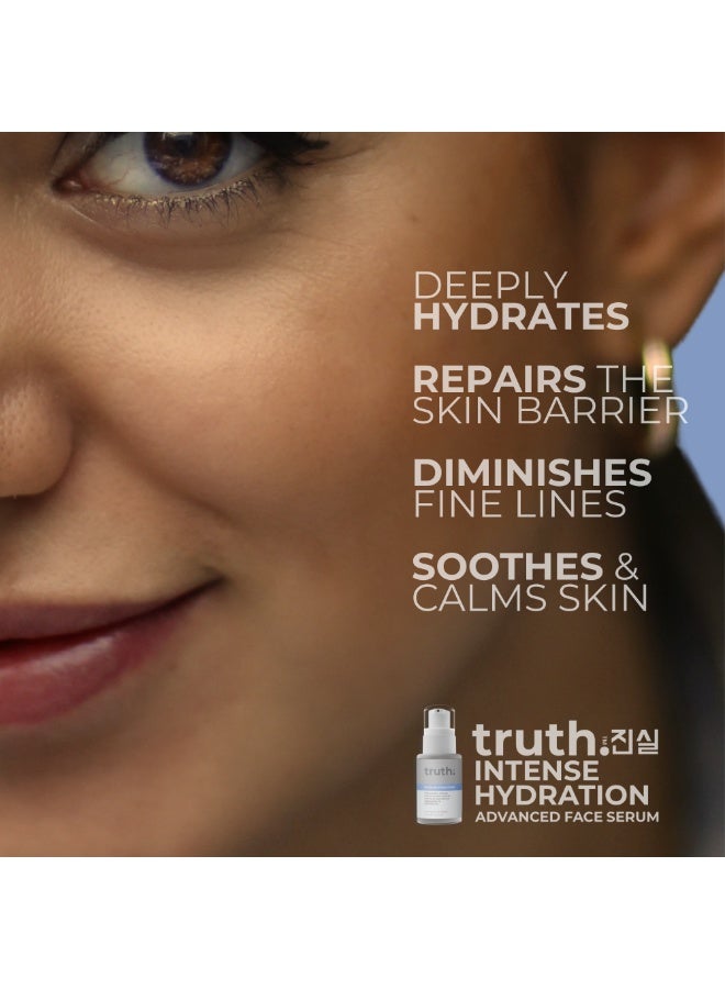 truth 진실 Intense Hydration Face Serum – Hyaluronic Acid 2%, Polyglutamic Acid 2%, Vitamin B5 2%, Peptides, Centella Asiatica 2%, Ceramides – Advanced Korean Skincare. - Image 5